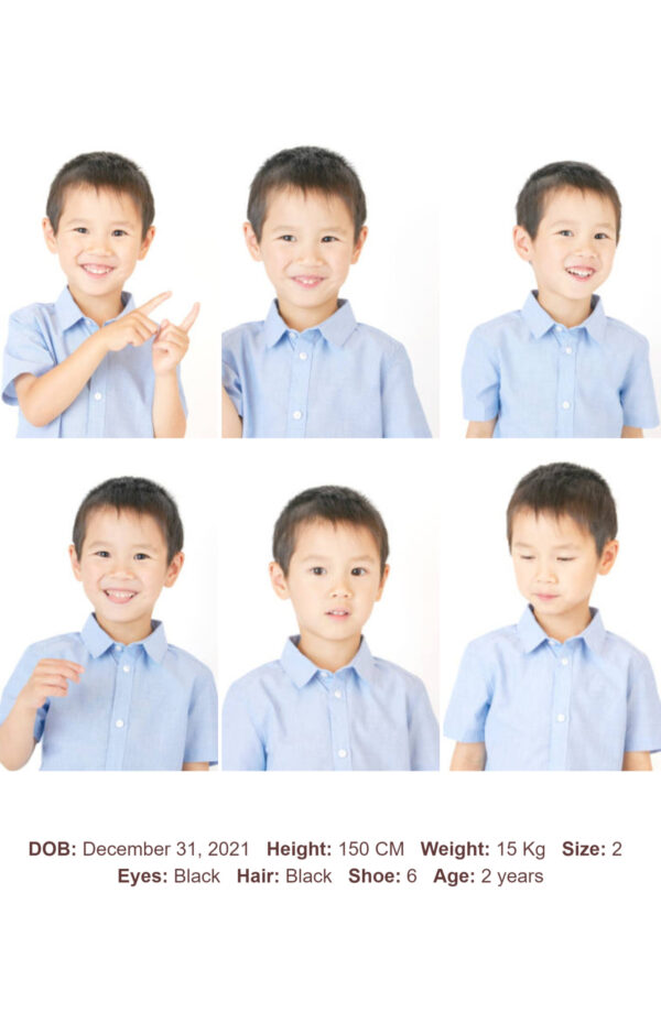 Mini Model Showcase: Vibrant Compcard Template Selection 1 Mini Model Showcase: Vibrant Compcard Template Selection