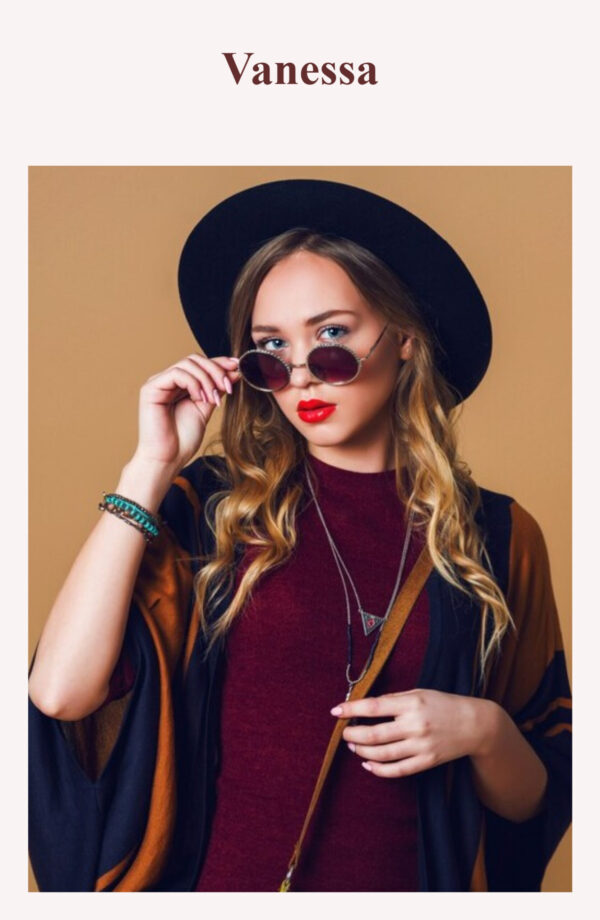 Chic Confidence: Stylish Compcard Template Designed for Female Actors 2 Chic Confidence: Stylish Compcard Template Designed for Female Actors