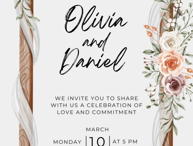 ZiBfY's Elegant Wedding Invite Template Free Collection