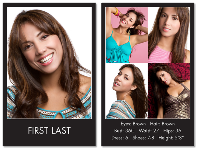 Zibfy's High Quality Comp Card Templates: Easy, Fast, and Effective