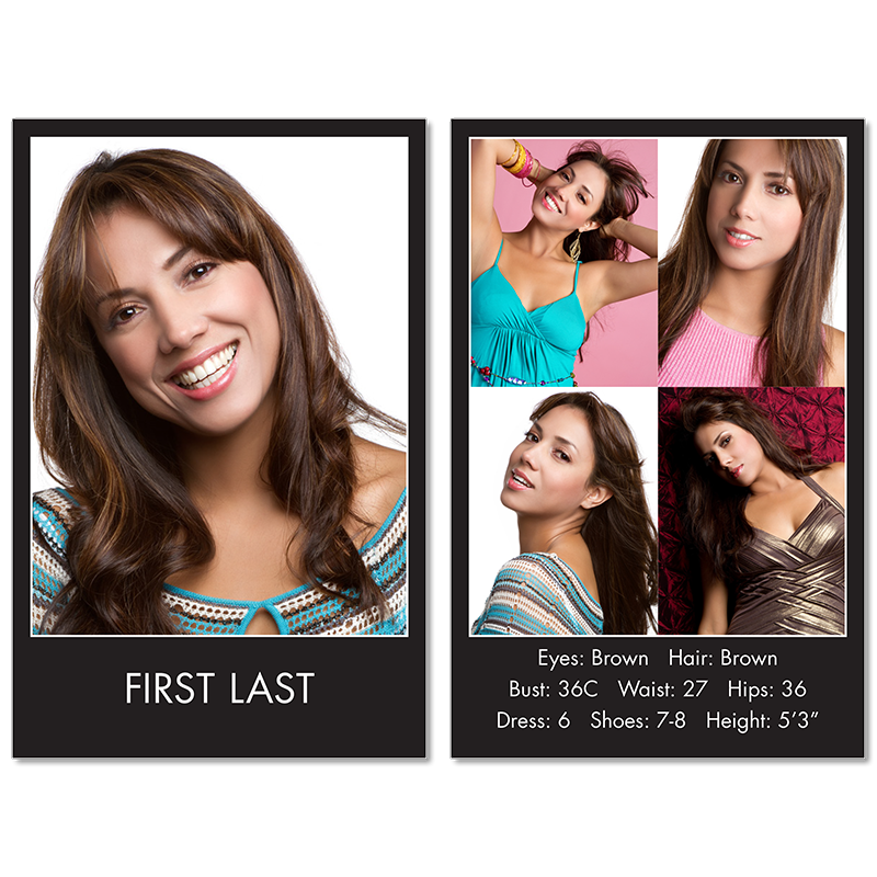 Zibfy's High Quality Comp Card Templates: Easy, Fast, and Effective