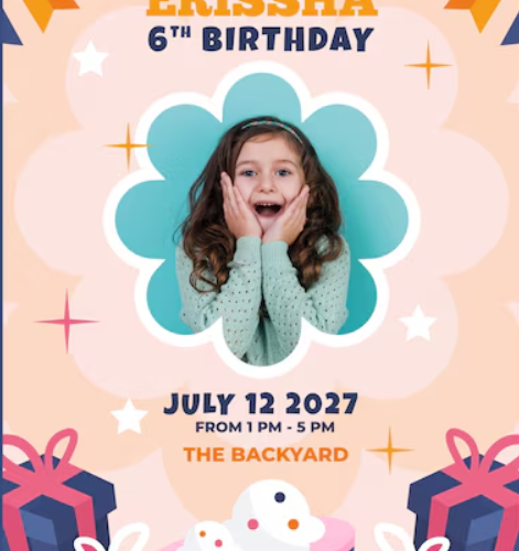 Personalize Your Birthday Invitation Card Design with ZiBfY