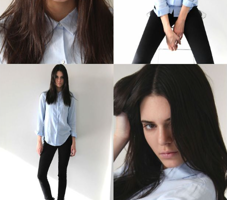 Design Your Own Gigi Hadid Style Comp Card on Zibfy