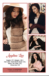 High Quality Comp Card Designs That Capture Your Best Look