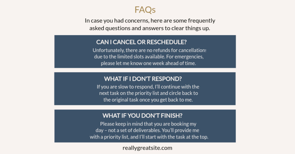 Dark Blue FAQ Template | Modern FAQ Design for Help Centers